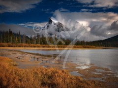 ALBERTA Banff, Mount Rundle